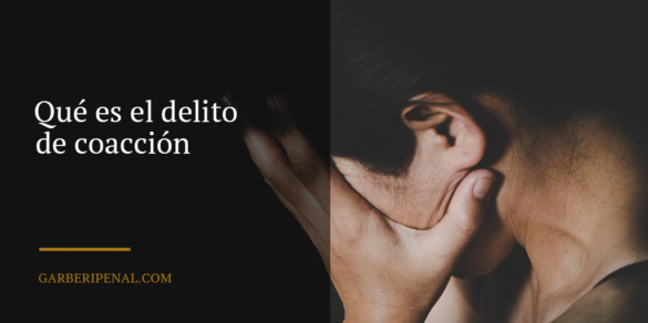 Delito de coacciones