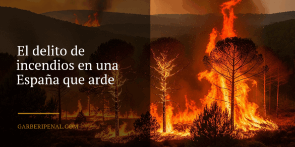 El delito de Incendios en una España que arde